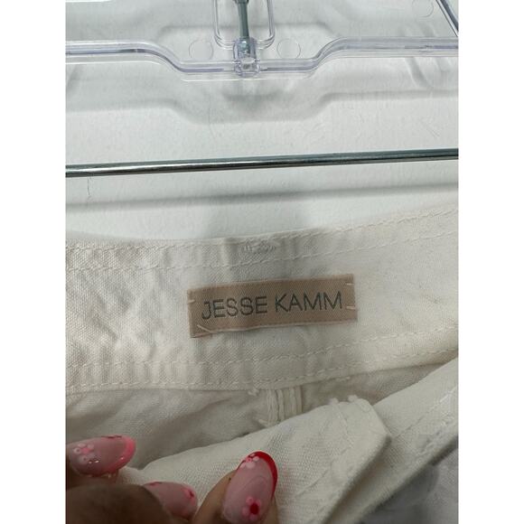 New with Tags Jesse Kamm Salt White High Rise Ranger Straight Leg Pant Size 4 - Picture 3 of 16